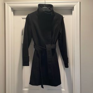 Aritzia Black Peacoat